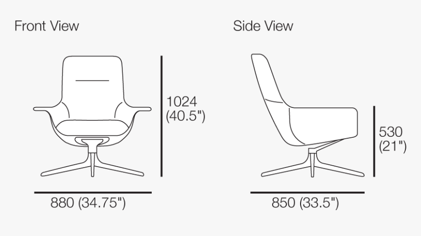 Revolving Chair Png, Transparent Png, Free Download