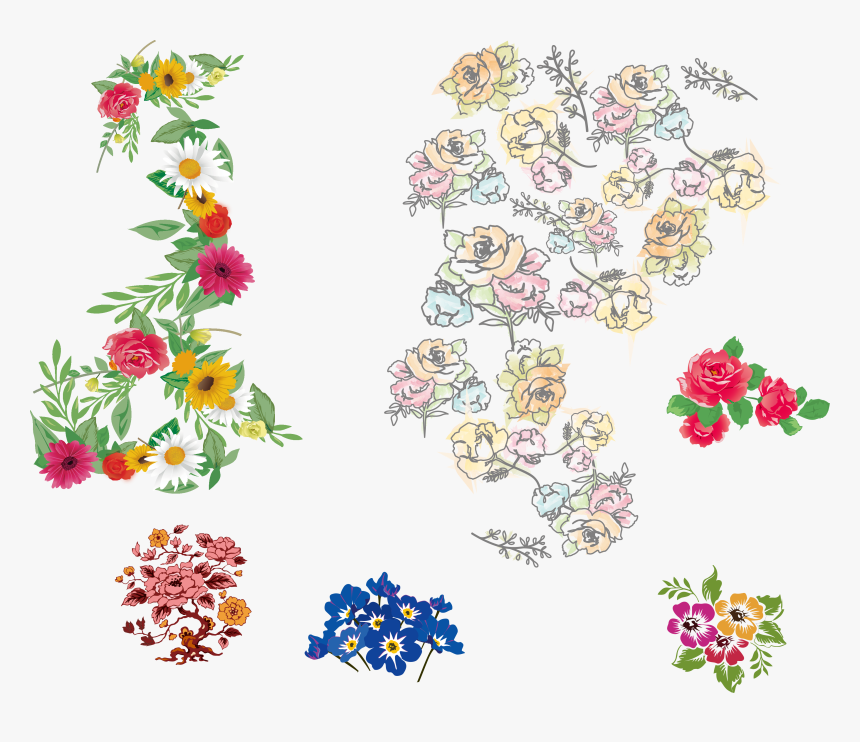 Floral Design Flower Euclidean Vector, HD Png Download, Free Download