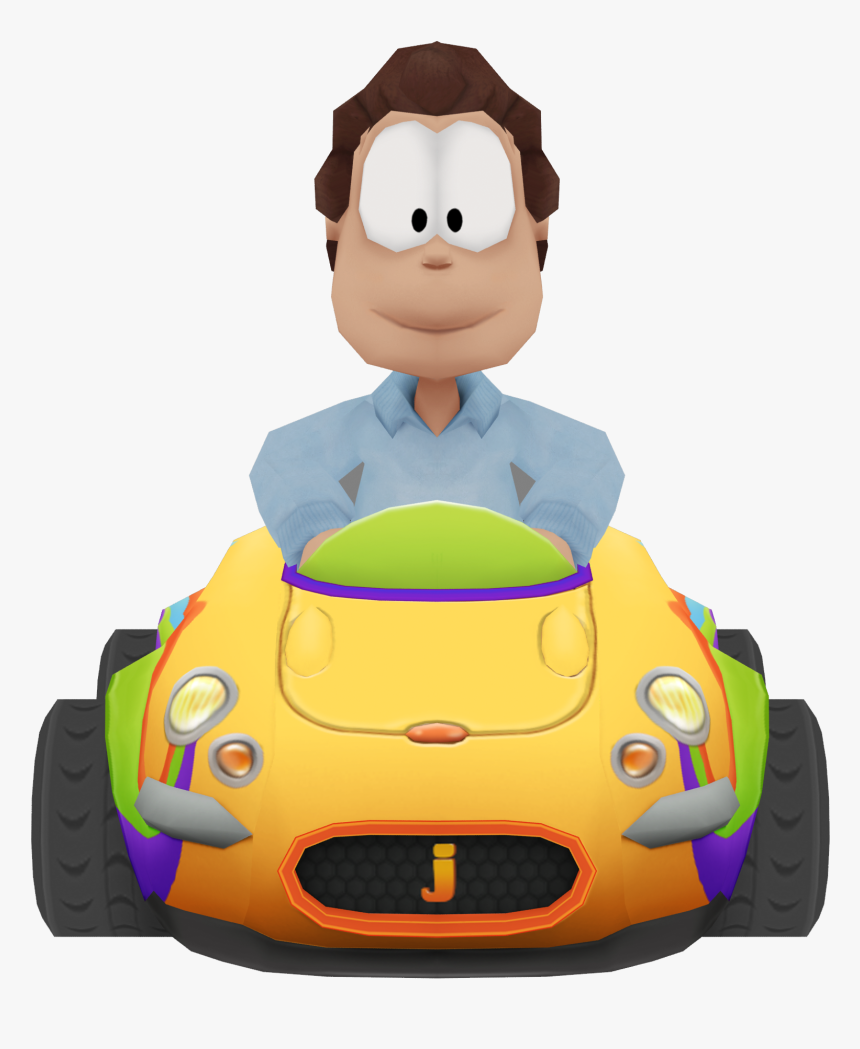 Машина Джона из Гарфилд шоу. Garfield Kart. Garfield Kart PNG.