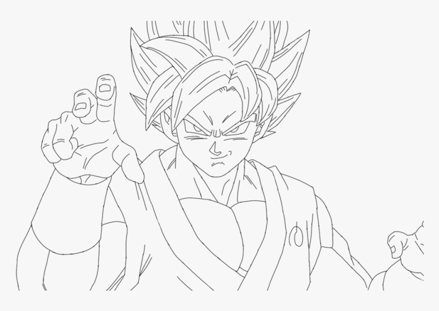 Ssgss Goku Drawings, HD Png Download - kindpng