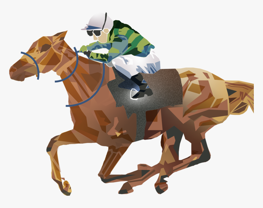 Horse Riding Racing Illustration Horse Racing Animal, HD Png Download, Free Download