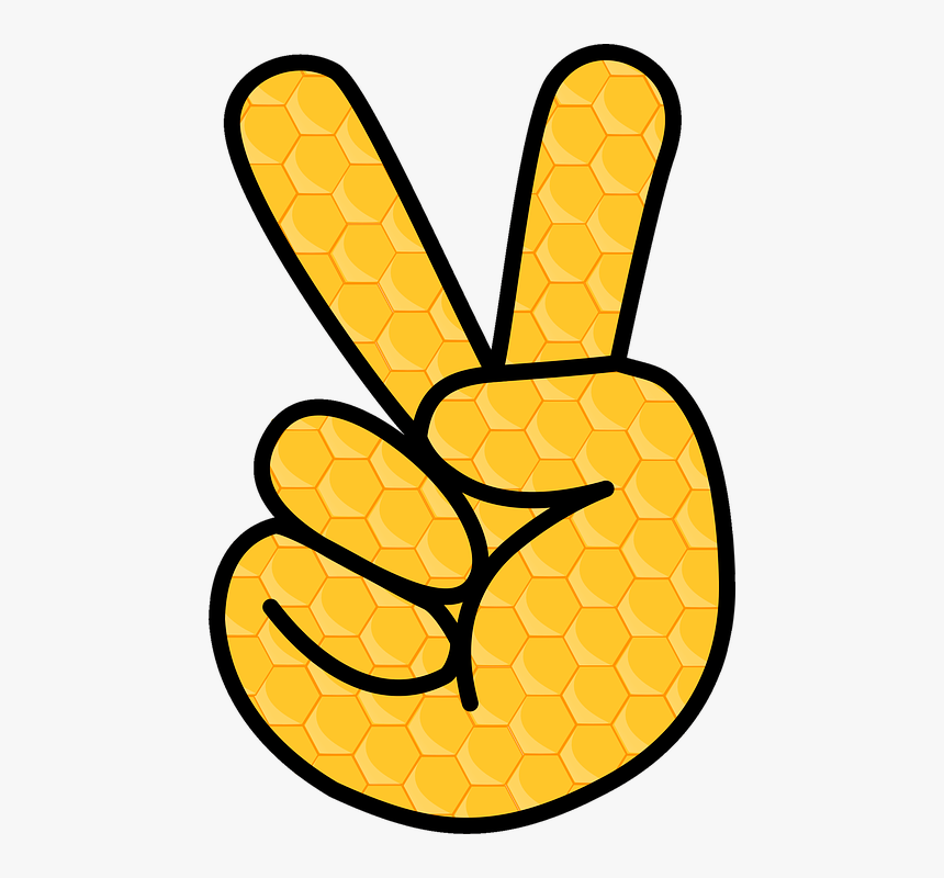 Fingers, Captured, Polygons, Peace, Diapers, All Good, HD Png Download, Free Download