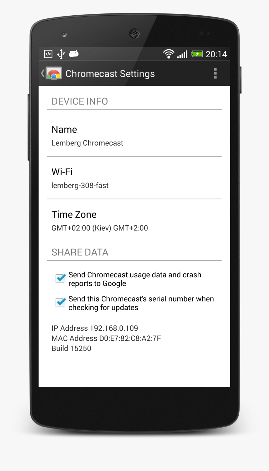 Chromecast Device Sharing Settings, HD Png Download, Free Download