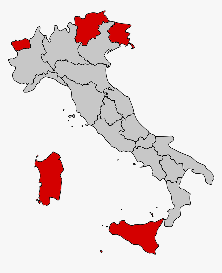 Italy Map Png, Transparent Png, Free Download