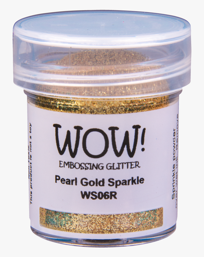 Wow Embossing Glitter Pearl Gold Sparkle, HD Png Download, Free Download