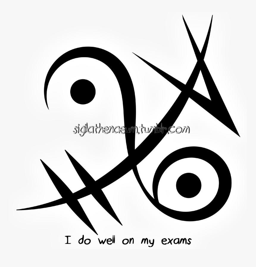 “i Do Well On My Exams” Sigil 
witchysigils Challenge, HD Png Download, Free Download