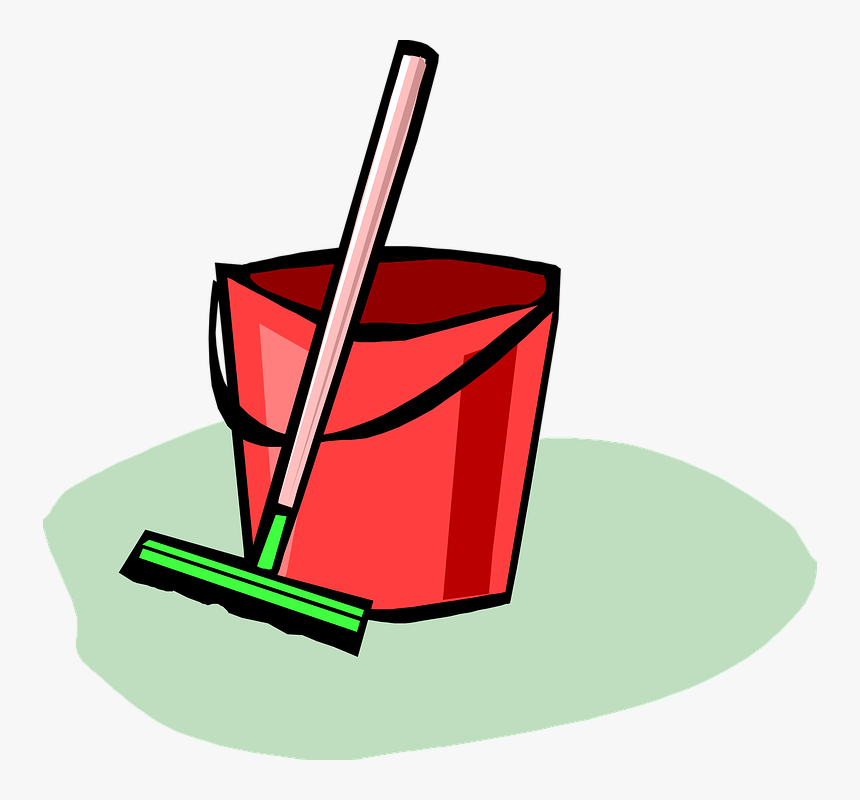 Cleaning Up, Broom, Bucket, Home, Ground, Cleaning,, HD Png Download, Free Download