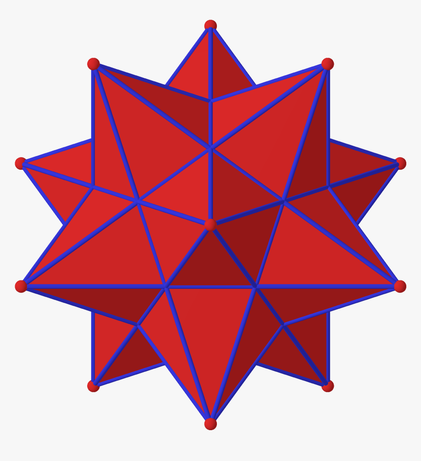 Polyhedron Great 12 Dual From Red, HD Png Download, Free Download