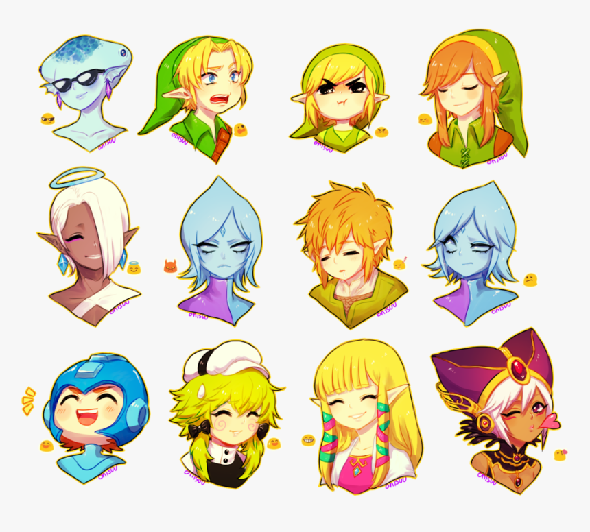 Emoji Challenge Loz Megaman, HD Png Download, Free Download