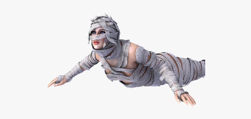 Wraps, Bandages, Mummy, Monster, 3d, Rendering, Woman, HD Png Download, Free Download