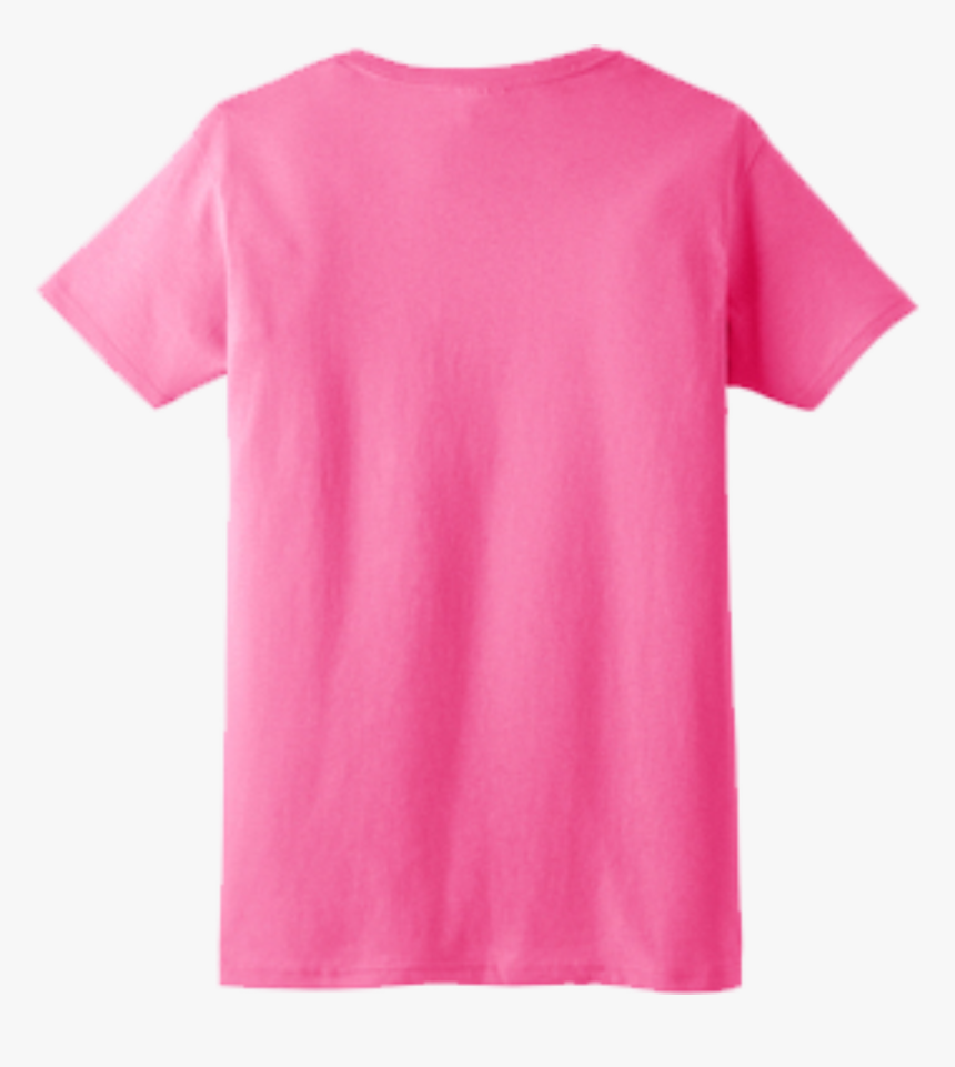 Ladies Safety Green Short Sleeve T Shirt Back, HD Png Download, Free Download