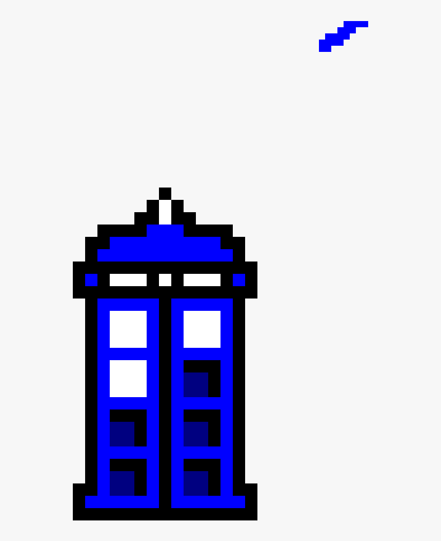 Doctor Who Tardis Perler Beads Clipart , Png Download, Transparent Png, Free Download