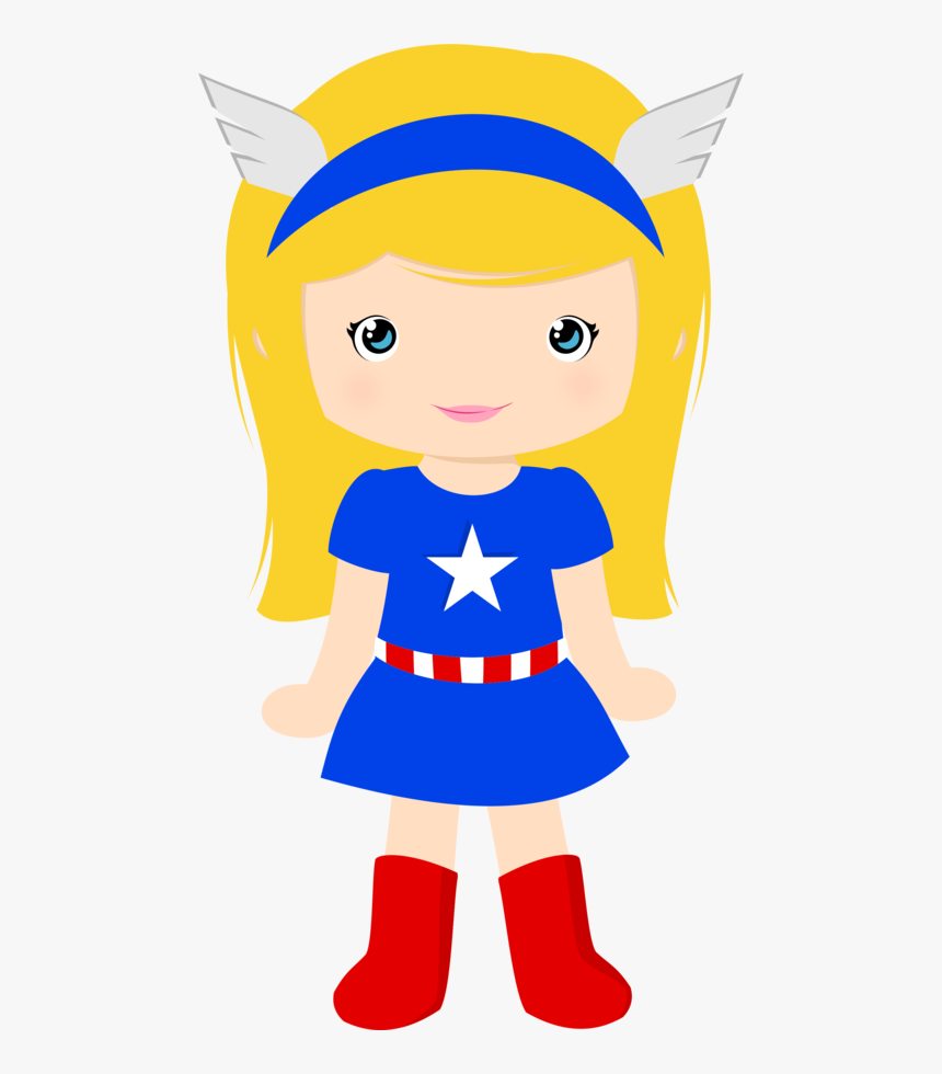 Super Girl Clipart Party, HD Png Download, Free Download