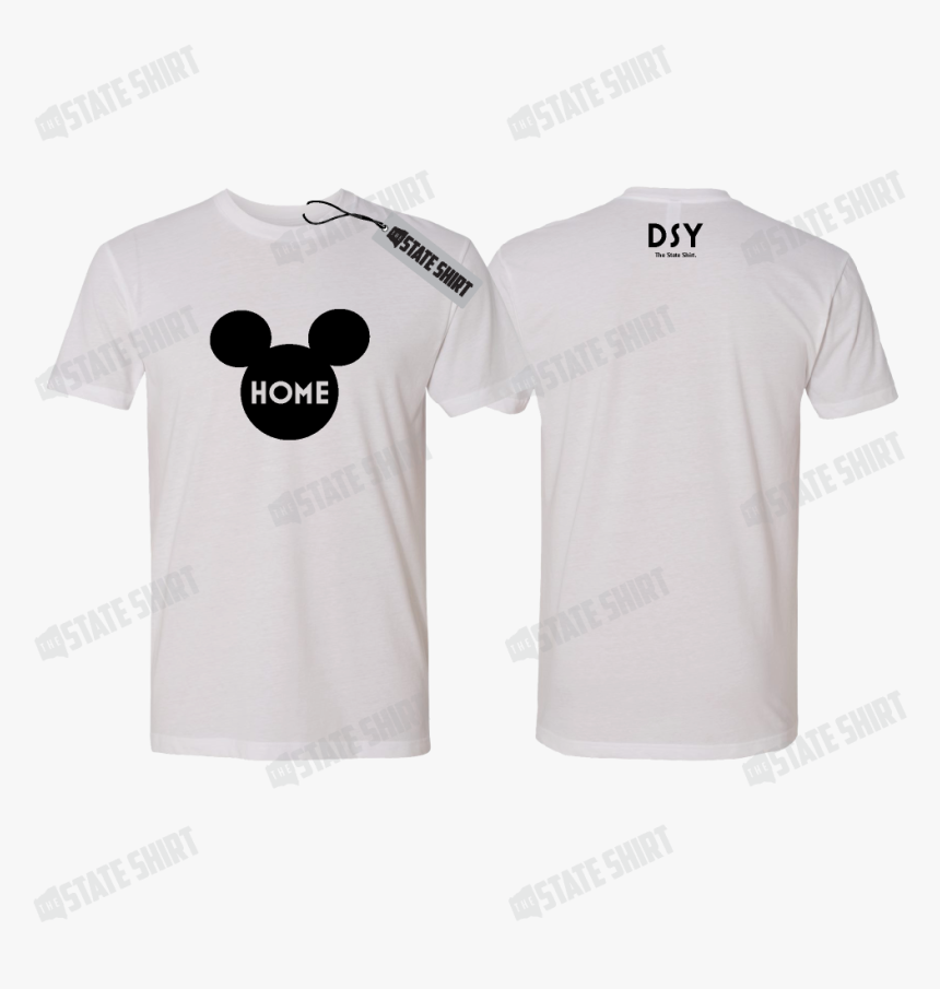 Disney Ears State Home T Shirt, Customizable Options, HD Png Download, Free Download