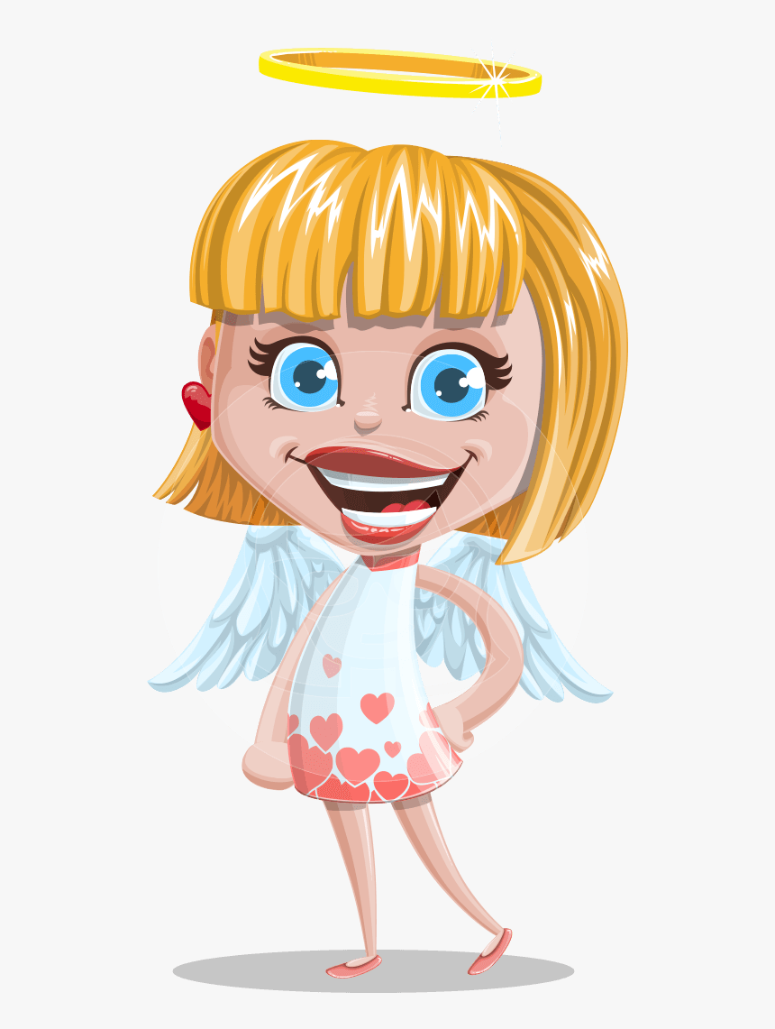 Angel Kid Vector Cartoon Character Aka Stella The Shining, HD Png Download, Free Download