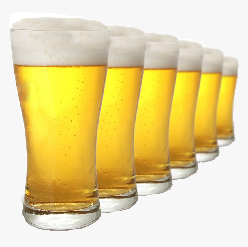 Alcohol Drawing Pint Beer - 4 Pints Of Lager, HD Png Download - kindpng