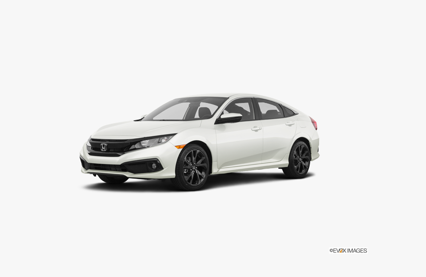2019 Honda Civic Lx White, HD Png Download, Free Download