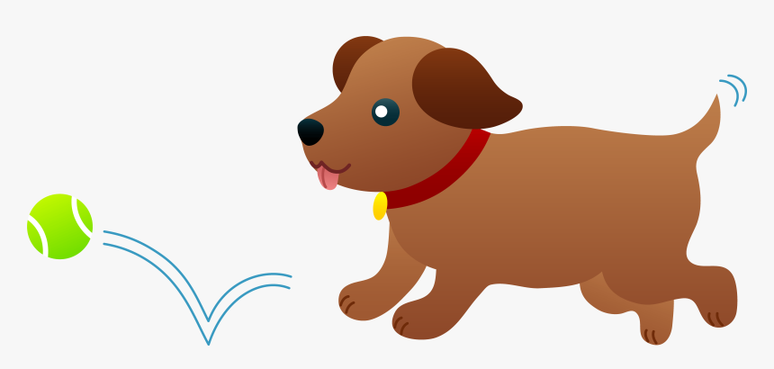 Dog Playing Clipart - Playing With Dog Clipart, HD Png Download - kindpng