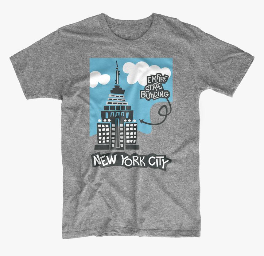 Empire State Building New York City T Shirt - T-shirt, HD Png Download ...
