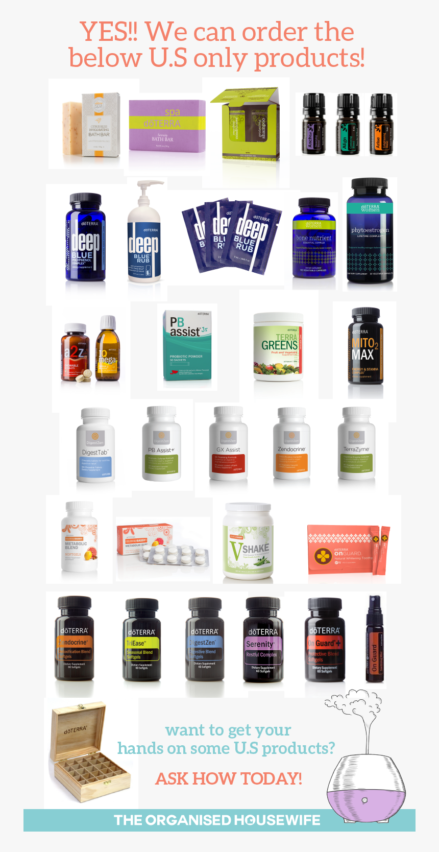 Doterra Us Products Not Available In Australia, HD Png Download, Free Download