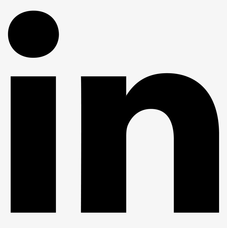 Linkedin Logo Black Png Image - Linkedin Icon Black Transparent Background, Png Download, Free Download