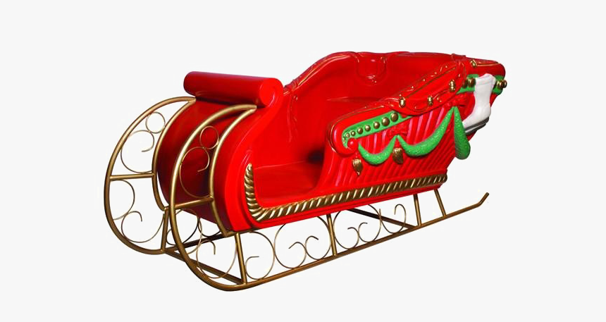 Santa Sleigh Transparent Background, HD Png Download, Free Download