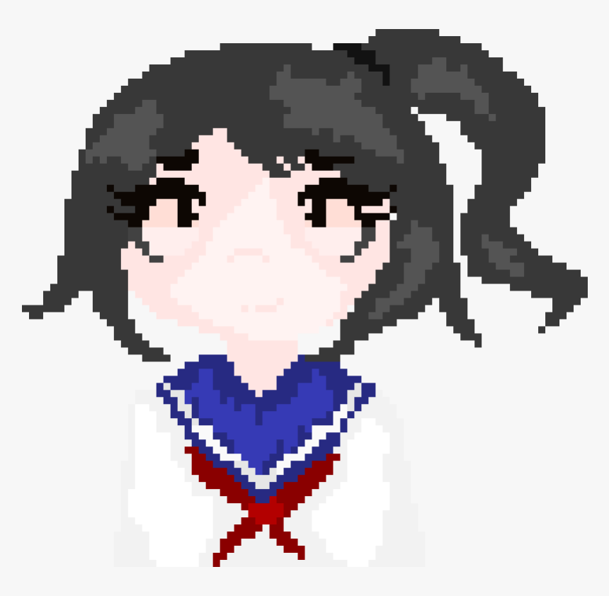 Yandere Chan Pixel Art, HD Png Download, Free Download