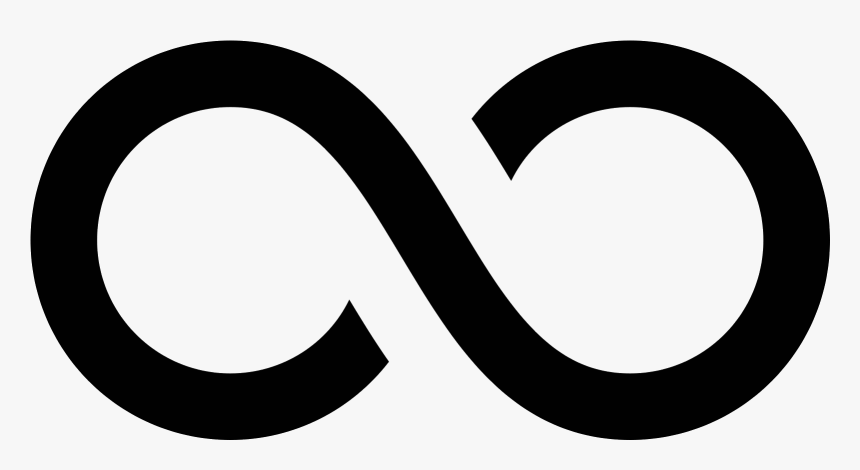 The Icon For Infinity Is A Large, Vertical Eight - Infinito Png, Transparent Png, Free Download