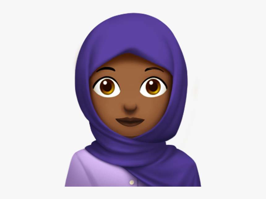 This ‘woman With Headscarf’ Icon Is One Of The Most - Muslim Emoji, HD Png Download, Free Download