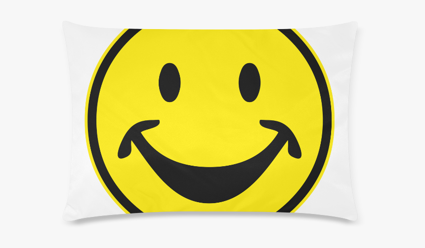 Funny Yellow Smiley For Happy People Custom Rectangle - Yellow, HD Png Download, Free Download