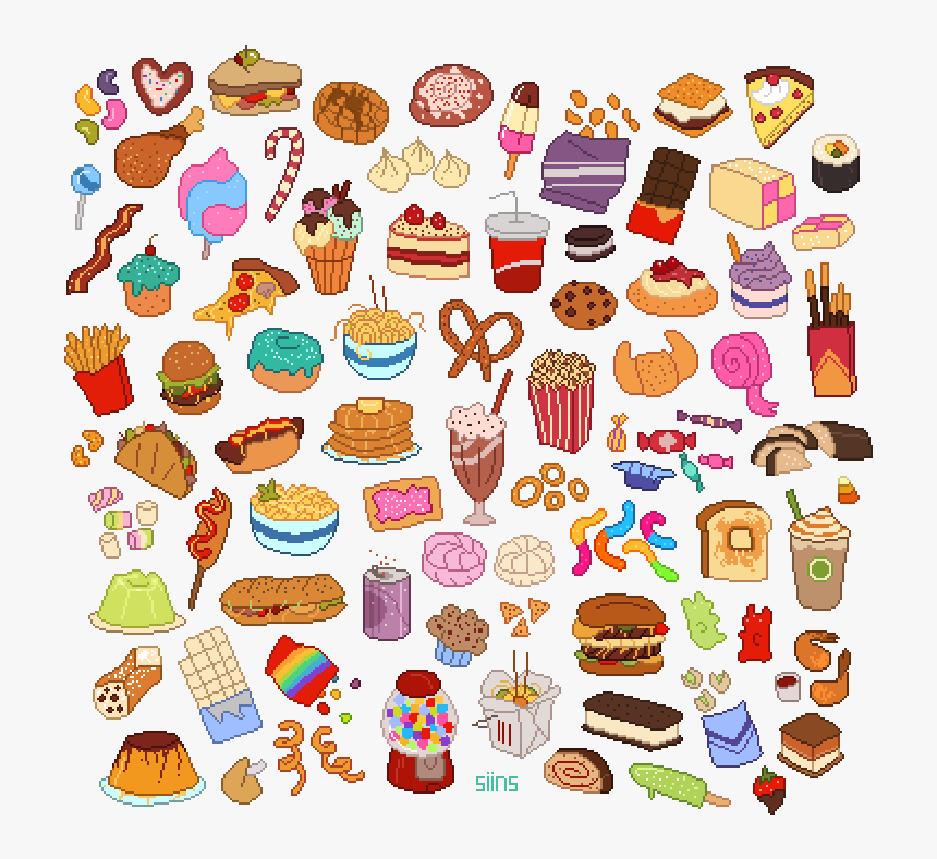 Junk Food T-shirt Redbubble Cuteness - Cute Food, HD Png Download, Free Download