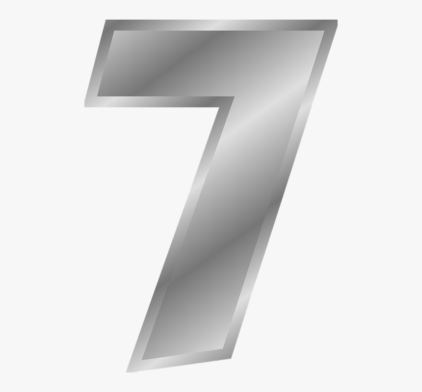 Number, 7, Seven, Numeral, Arabic, Indo-arabic, HD Png Download, Free Download