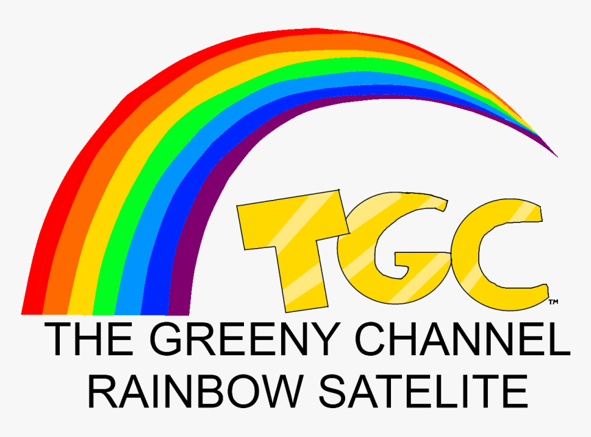 The Greeny Channel Rainbow Satelite Logo, HD Png Download, Free Download