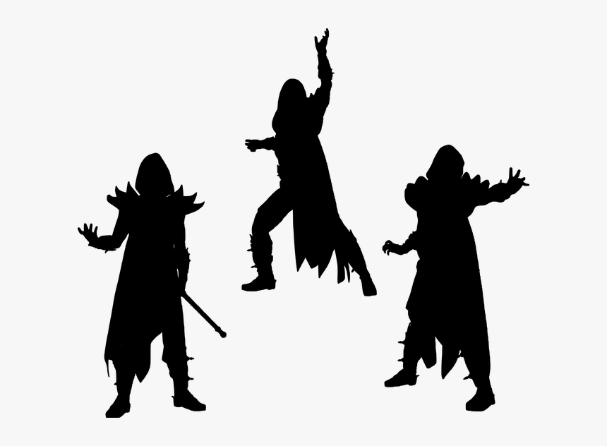 Silhouette, Sorcerer, Silhouetted, People, Art, Man, HD Png Download, Free Download