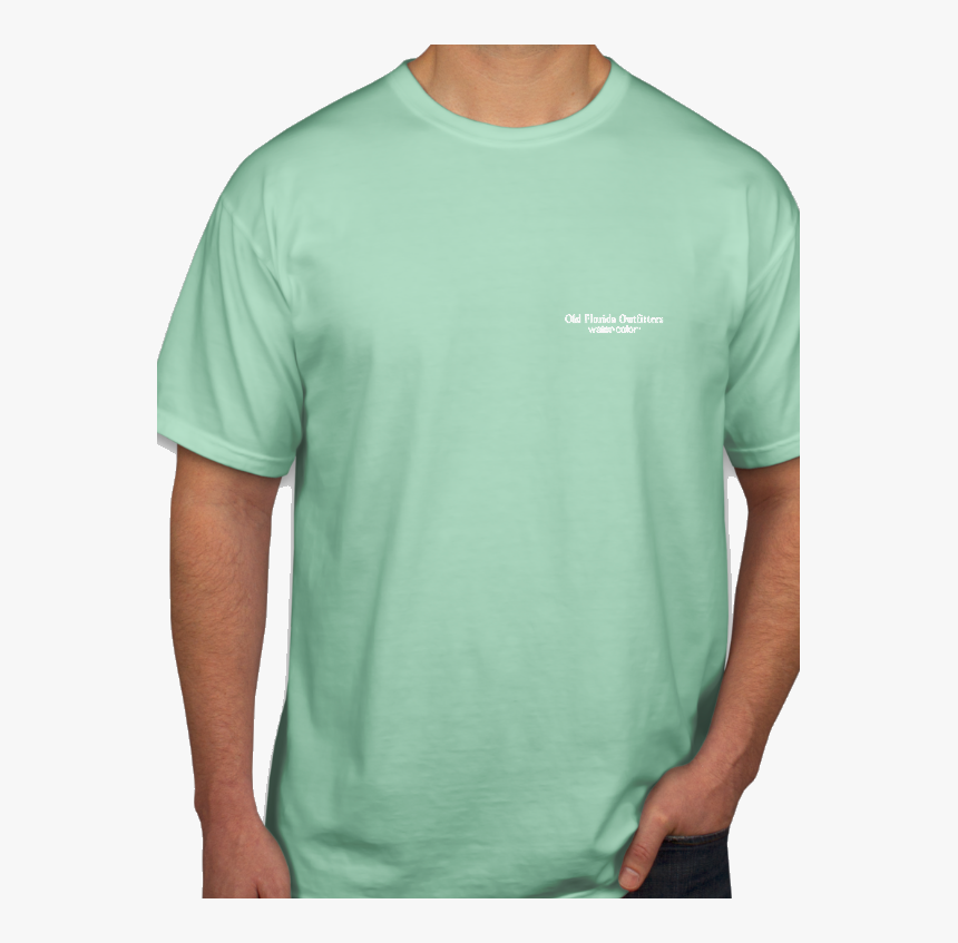 Ofo Short Sleeve Pocket 30a Logo T-shirt In Mint/white, HD Png Download ...