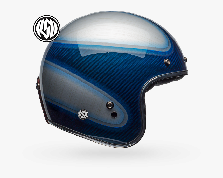 Bell Helmets Custom 500 Crbn Rsd Jager Candyblu, HD Png Download, Free Download