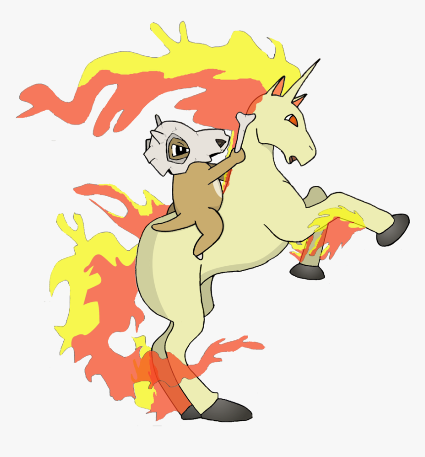 Rapidash And Cubone , Png Download, Transparent Png - kindpng