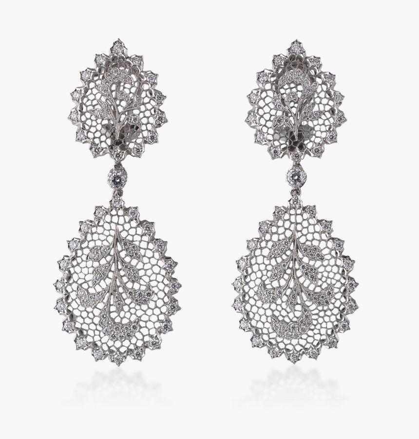 Ornato Pendant Earrings With Chain, HD Png Download, Free Download