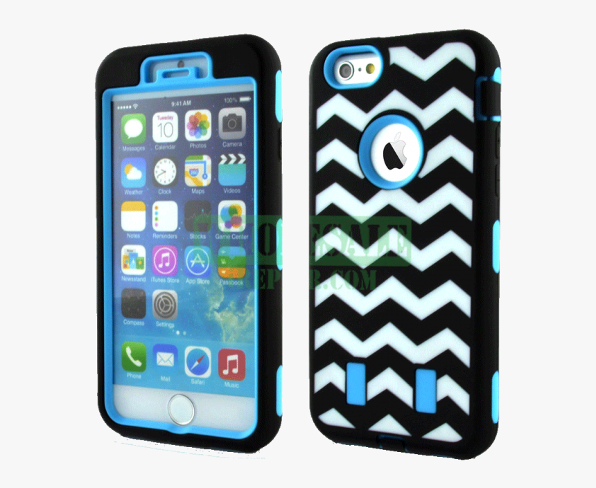 Iphone 6 Plus Blue Waves Protector Case, HD Png Download, Free Download