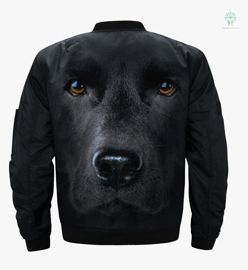 Black Lab Over Print Jacket %tag Familyloves, HD Png Download, Free Download