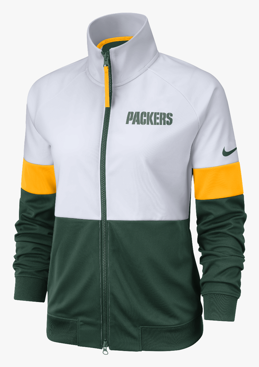 Green Bay Packers Ladies Track Jacket-0, HD Png Download - kindpng