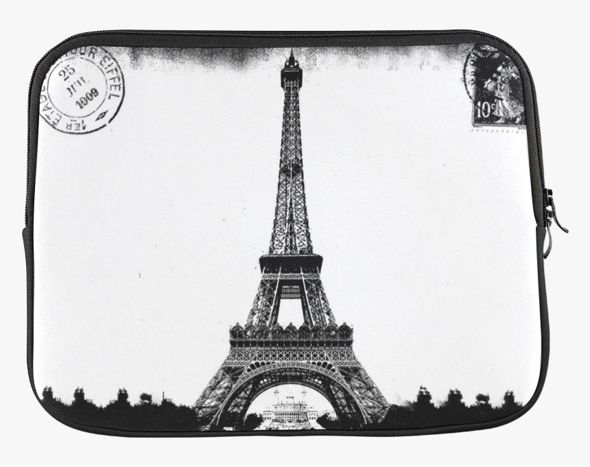 Eiffel Tower Custom Laptop Sleeve 13", HD Png Download, Free Download