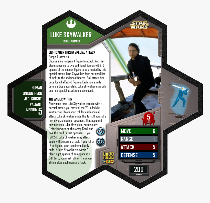 Star Wars Heroscape Cards, HD Png Download, Free Download