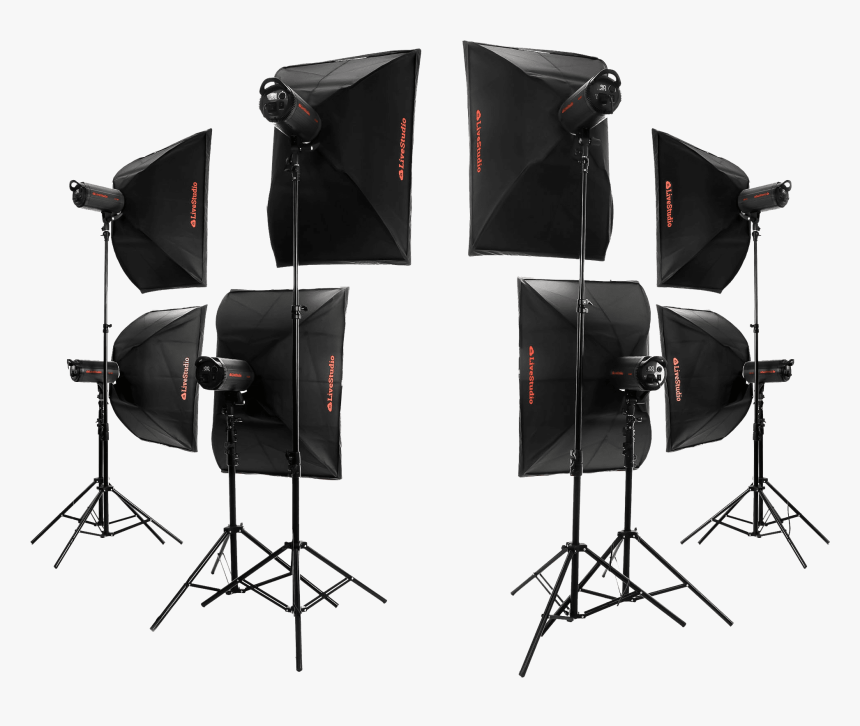 8 Light Product Photography Kit, HD Png Download, Free Download