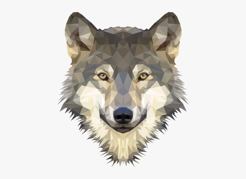 Polygon Wolf Wolf Wild Animal Vector Polygon, HD Png Download, Free Download