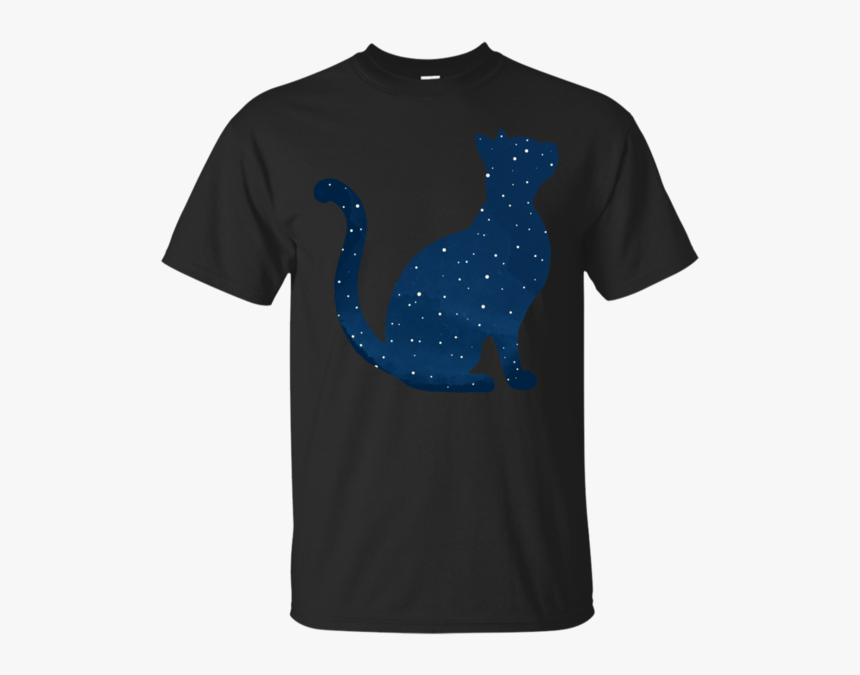 Space Cat Silhouette T Shirt & Hoodie, HD Png Download, Free Download