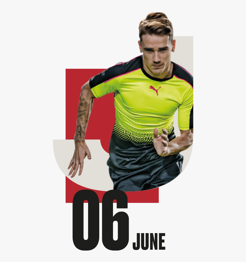 Griezmann “player Of The Euro” Like Puma, He Is Fast,, HD Png Download, Free Download