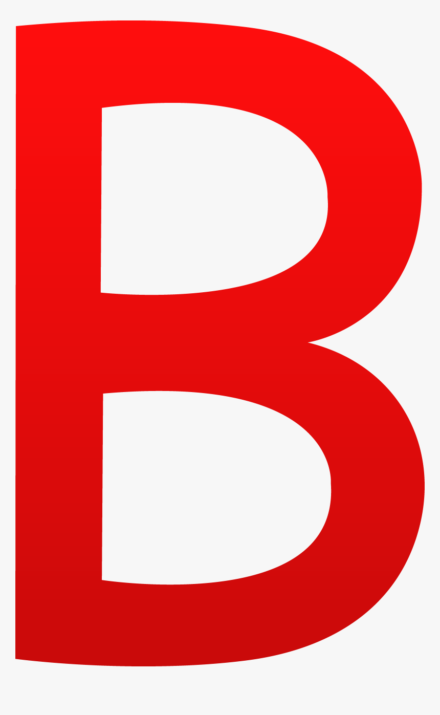 Red Letter B Clipart, HD Png Download - kindpng