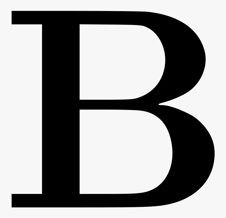 Cyrillic Letter B, HD Png Download - Kindpng