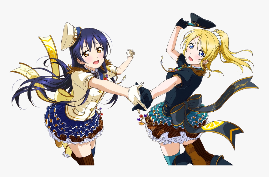 Transparent Umi Sonoda Png - Love Live Eli And Umi, Png Download, Free Download